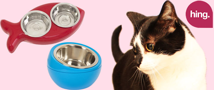 Katzennapf von Hing im Fish-Design für Katzen bei Futterfreund kaufen